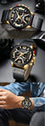 Yellow Angel Jewelry & Watches Watch Men Business Watches Leather band Wristwatch